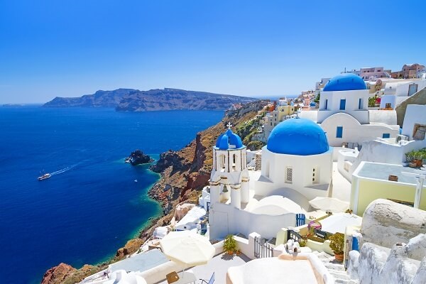 View of Santorini, Greece