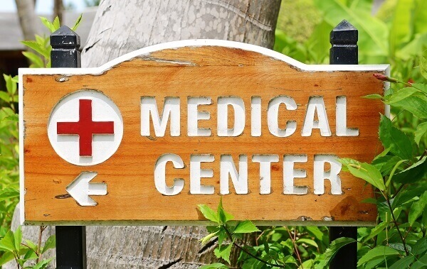 Medical Center sign