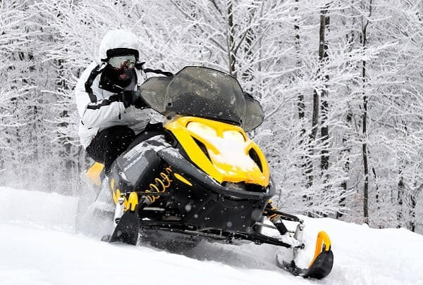 Snowmobiling