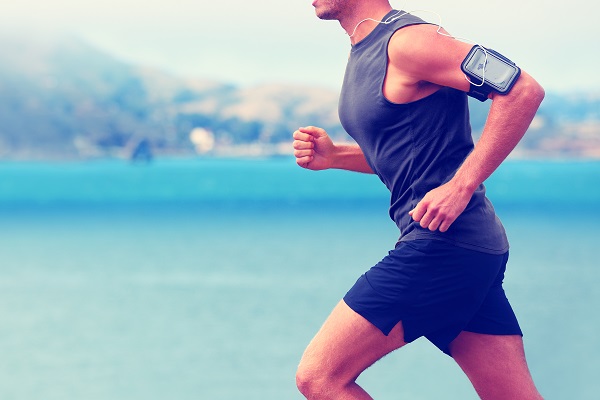 Man going on a run