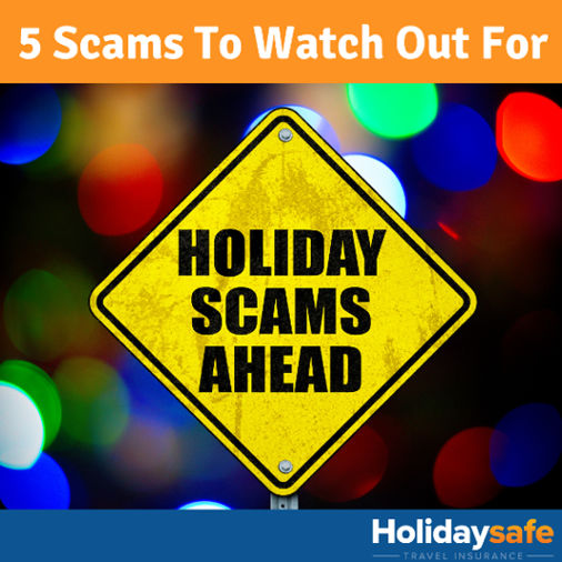 Holiday scams poster